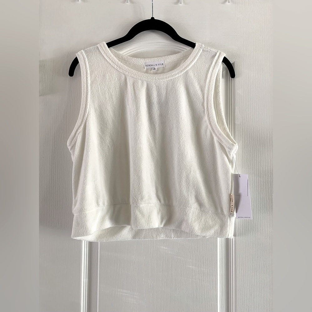 kendall + kylie white terrycloth 3-piece set ♡ nwt - Picture 4 of 9